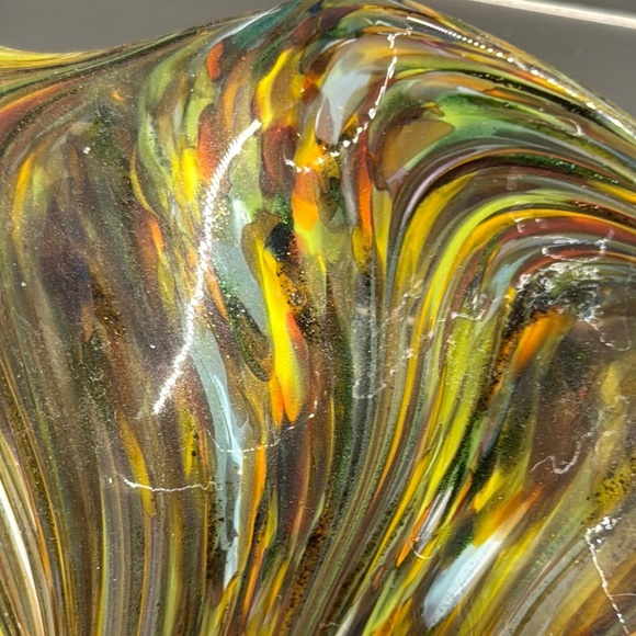 Colorful Swirl Glass Vase - Picture 5 of 9